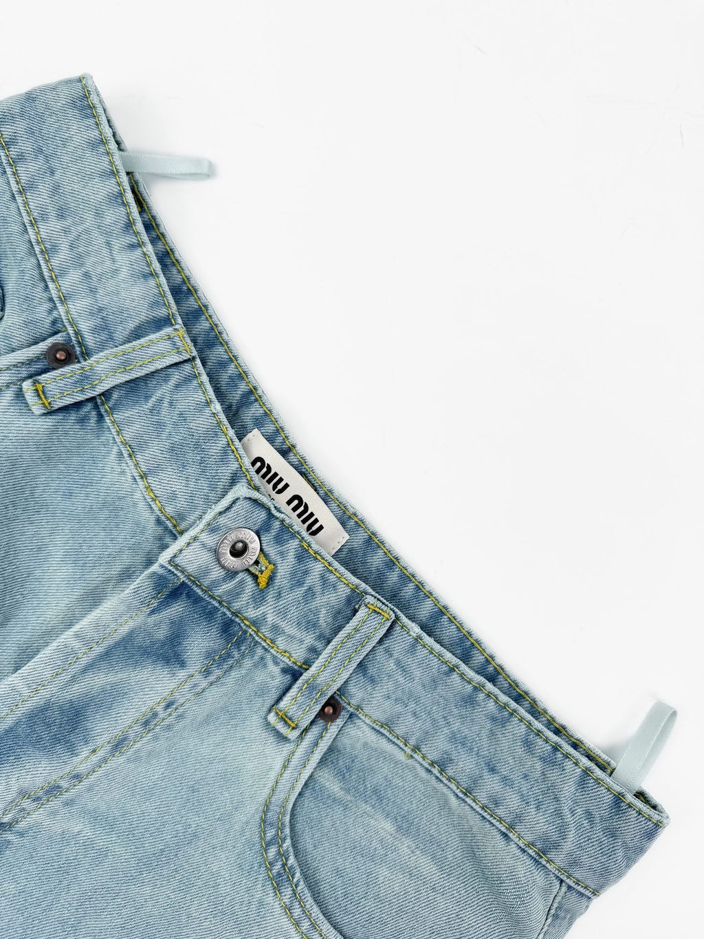 2026 Women's MM Embroidered Logo Jeans  (EE410)