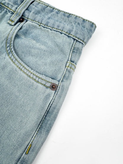 2026 Women's MM Embroidered Logo Jeans  (EE410)