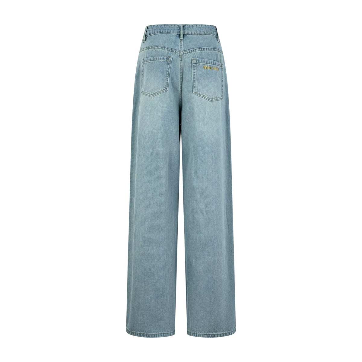 2026 Women's MM Embroidered Logo Jeans  (EE410)