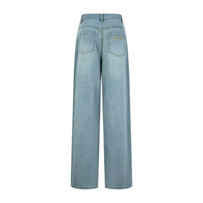 2026 Women's MM Embroidered Logo Jeans  (EE410)