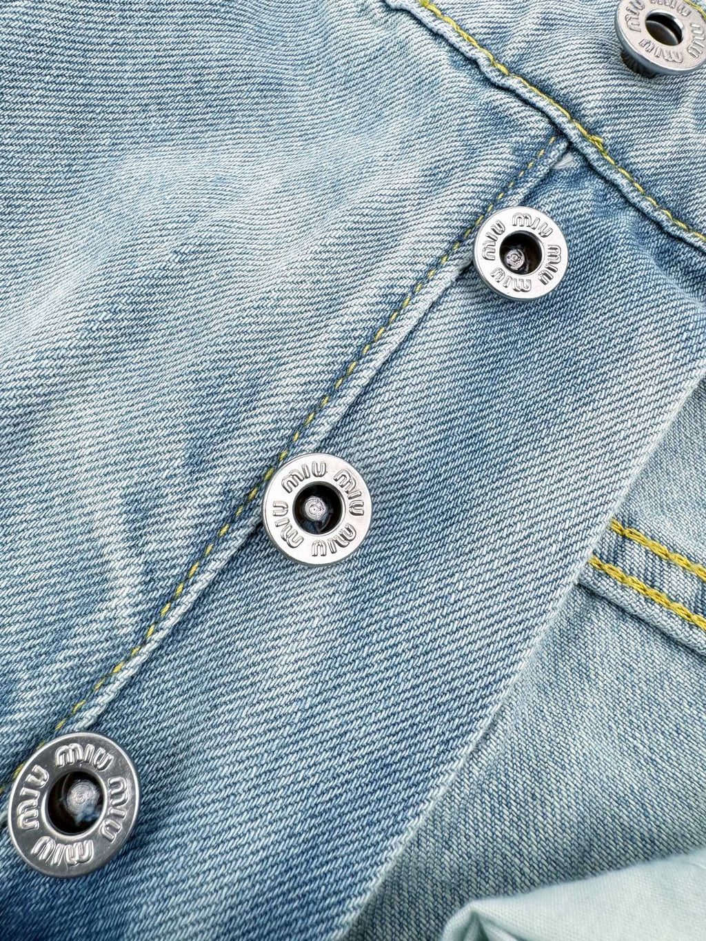 2026 Women's MM Embroidered Logo Jeans  (EE410)