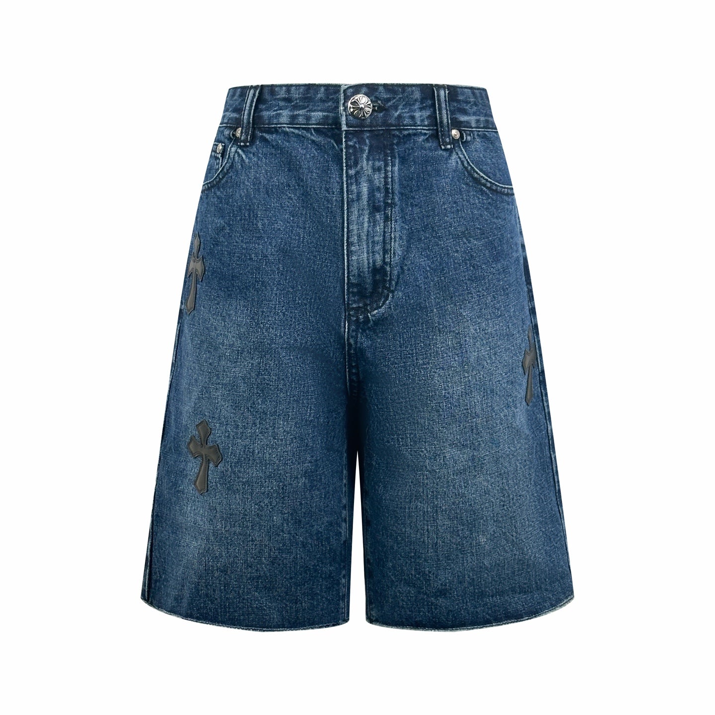 2026 Women's CH Cross Logo Denim Shorts (EE407)