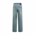 2026 Women's Way Embroidered Leather-Tagged Jeans (EE414)
