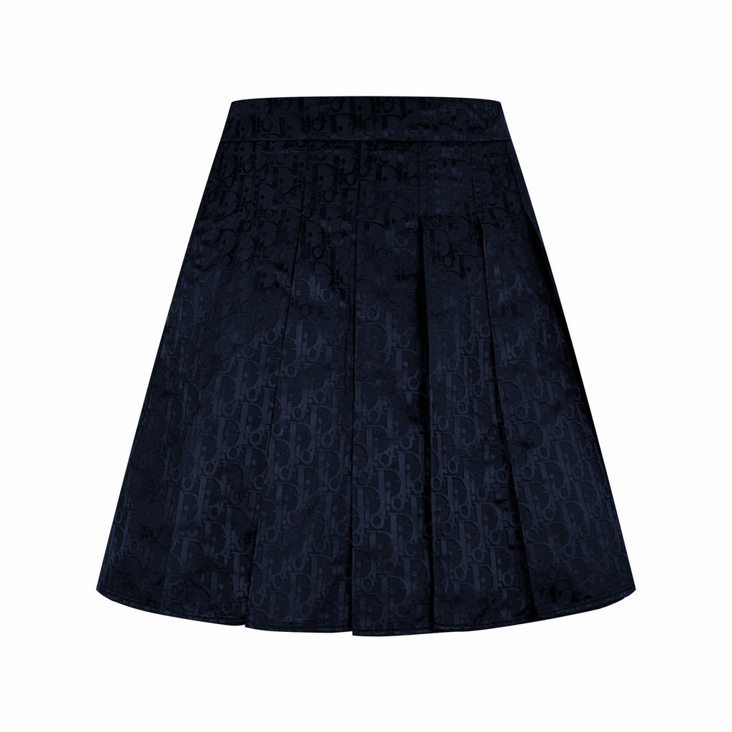 2026 Women's CD Pleated Mini Skirt (DD106)