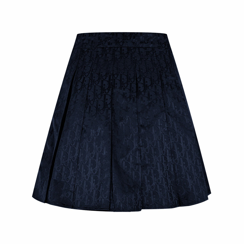 2026 Women's CD Pleated Mini Skirt (DD106)