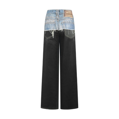 2026 New Acn Optical Illusion Stripe Print Jeans (CC962-C05)