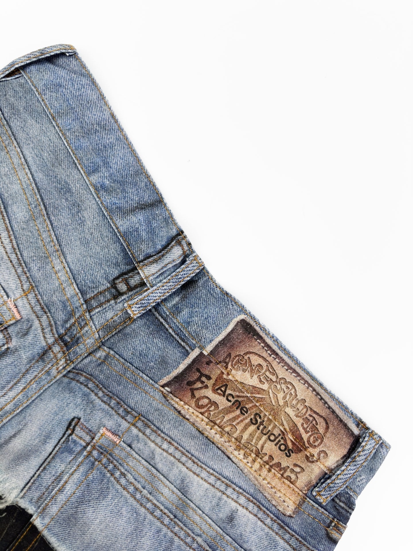 2026 New Acn Optical Illusion Stripe Print Jeans (CC962-C05)