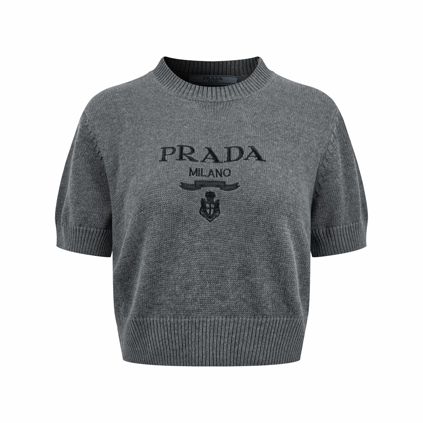2026 Women's Triangle Brand Embroidered Cropped Jumper (FF734)