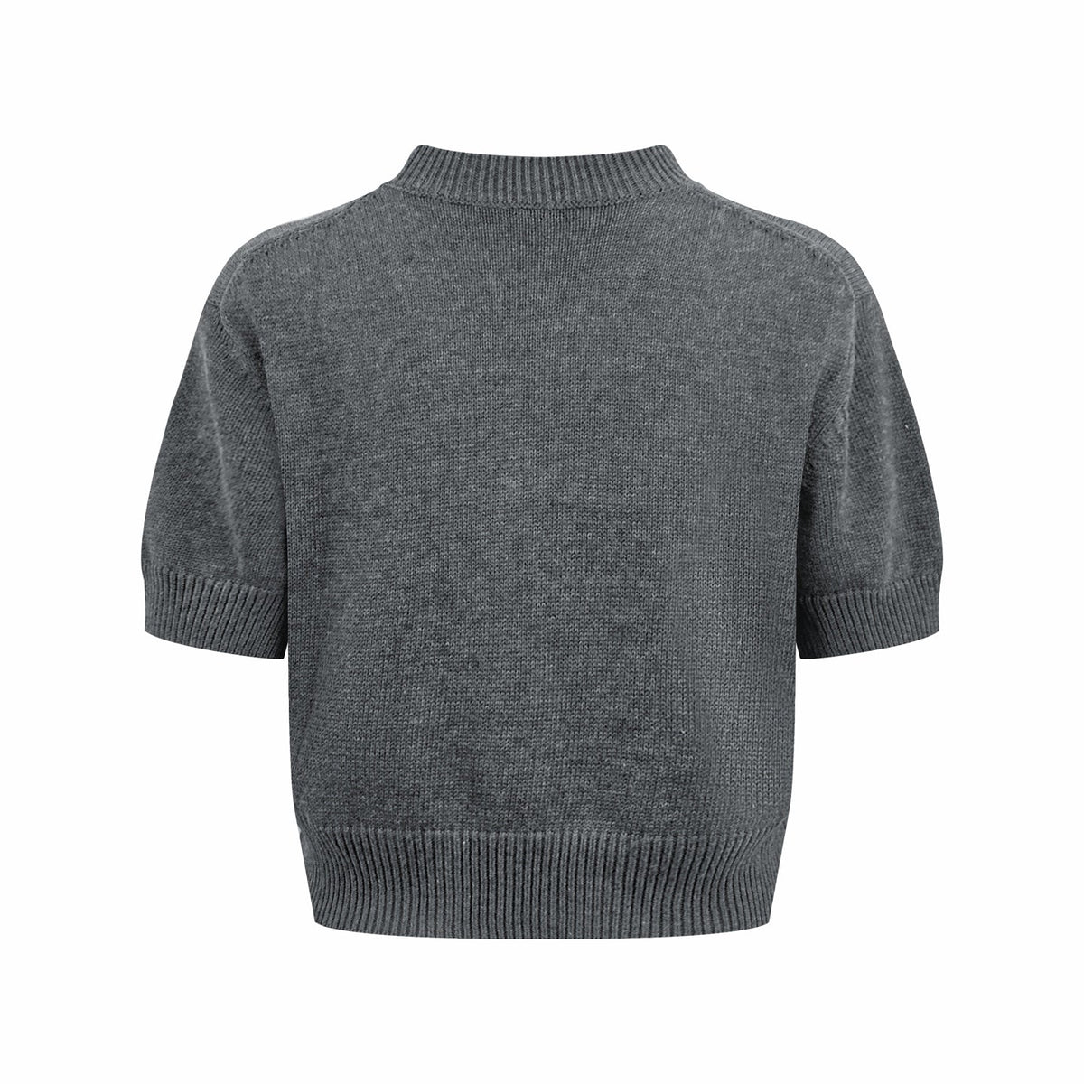 2026 Women's Triangle Brand Embroidered Cropped Jumper (FF734)