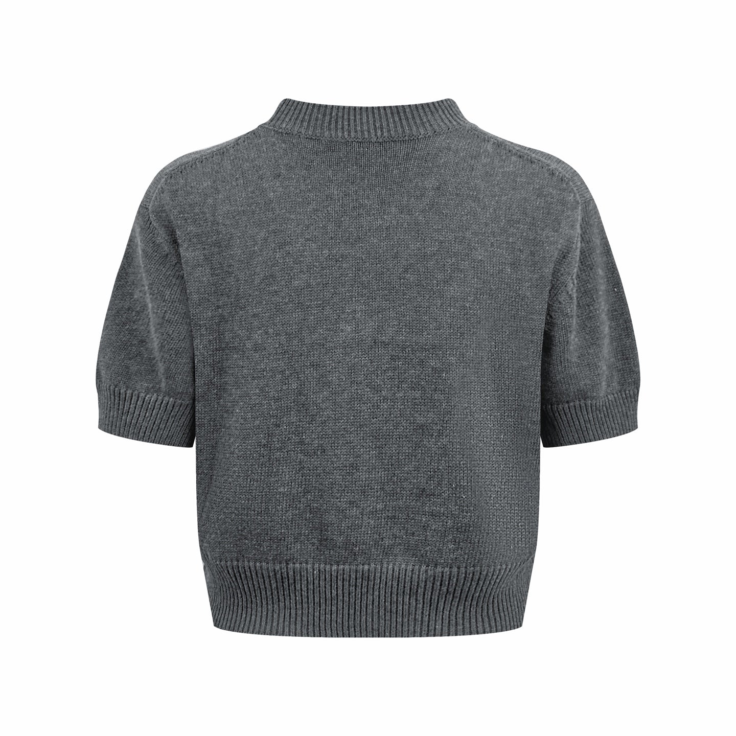 2026 Women's Triangle Brand Embroidered Cropped Jumper (FF734)