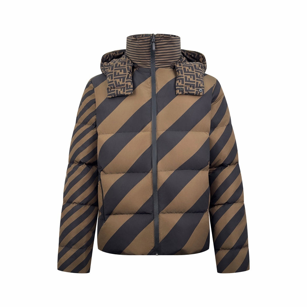 2026 New FF Reversible Hooded Down Jacket (25352-E60)