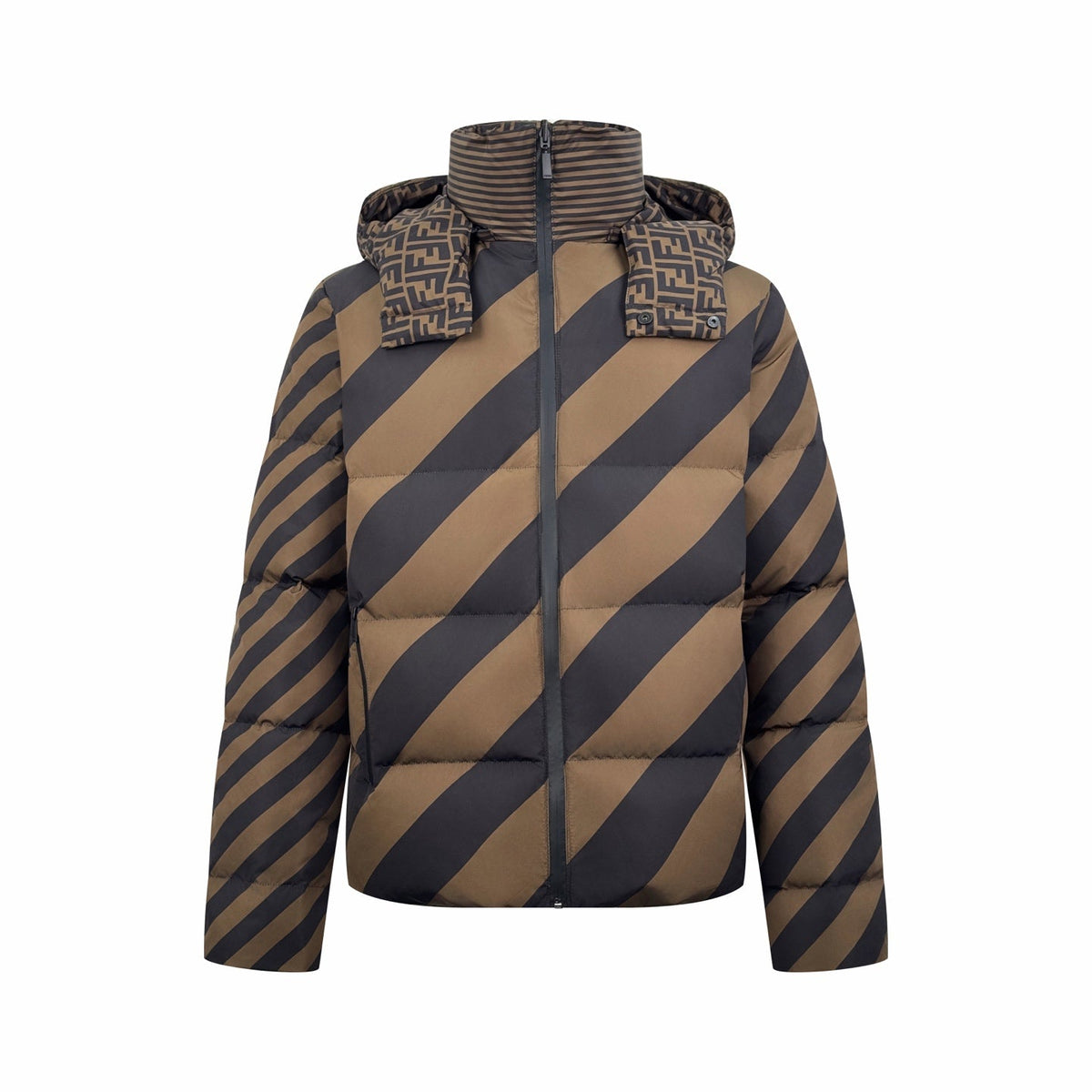 2026 New FF Reversible Hooded Down Jacket (25352-E60)