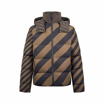 2026 New FF Reversible Hooded Down Jacket (25352-E60)