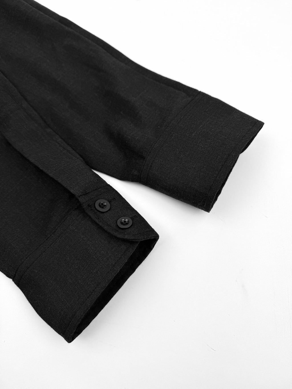 2026 New Mai Wool Shirt with Decorative Stitching (25282-B60)