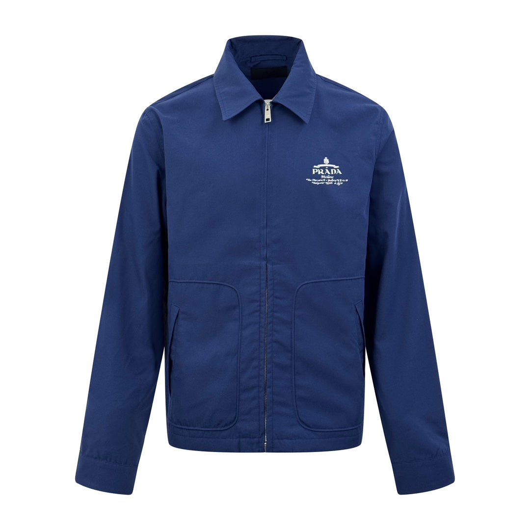2026 New Triangle Brand Colour-Blocked Logo Jacket (MM083-B60)