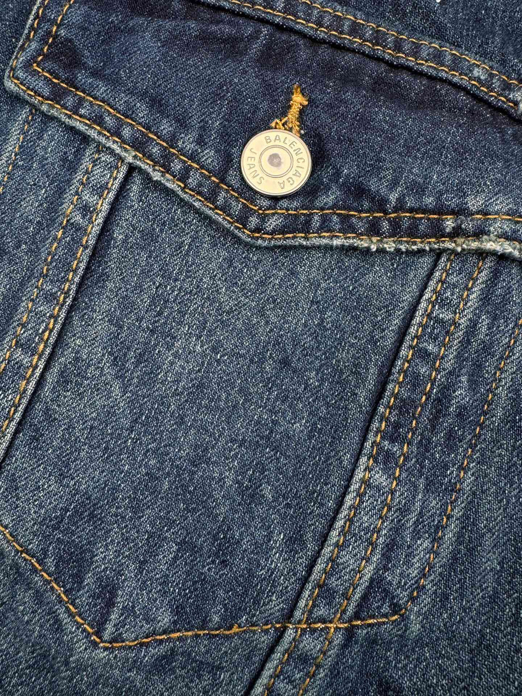 2026 New Balen Embroidered Denim Hooded Jacket (25337-C30)