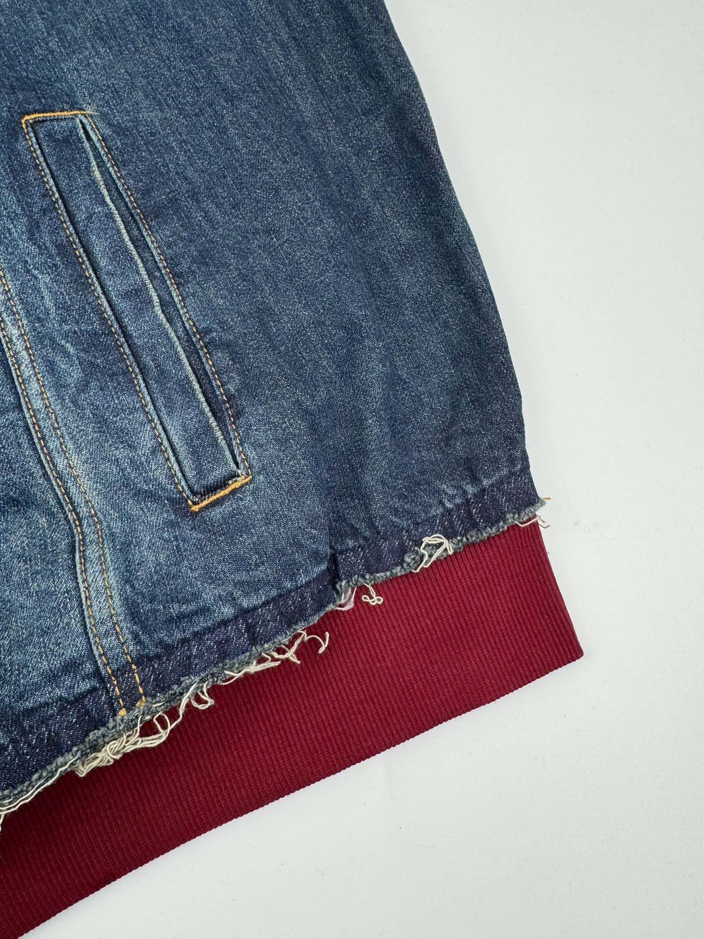 2026 New Balen Embroidered Denim Hooded Jacket (25337-C30)