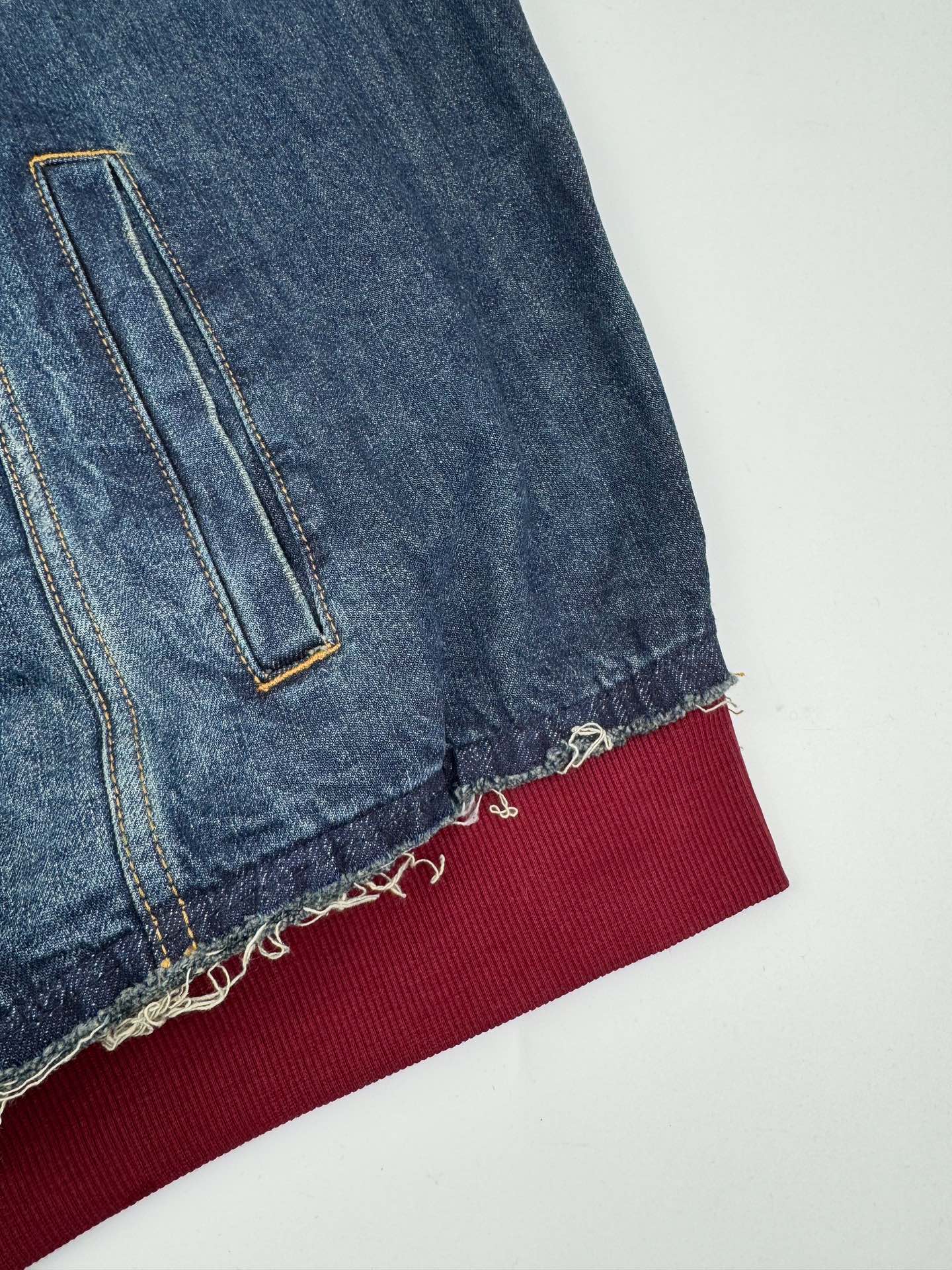 2026 New Balen Embroidered Denim Hooded Jacket (25337-C30)