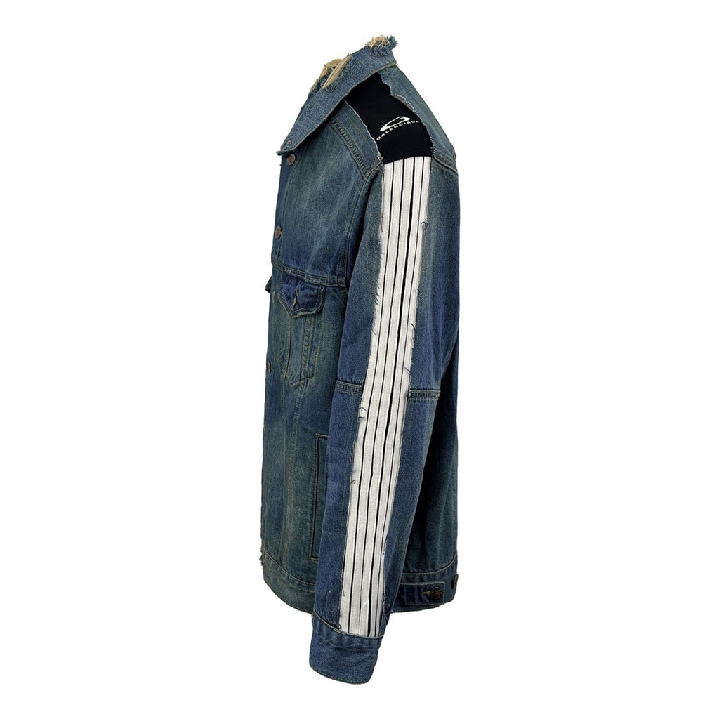 2026 New Balen CUT-UP Denim Jacket (MM078-C40)