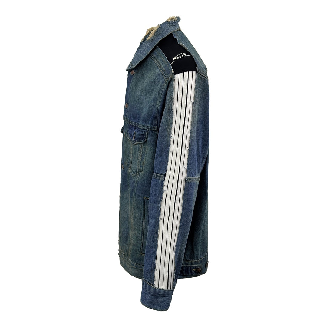 2026 New Balen CUT-UP Denim Jacket (MM078-C40)