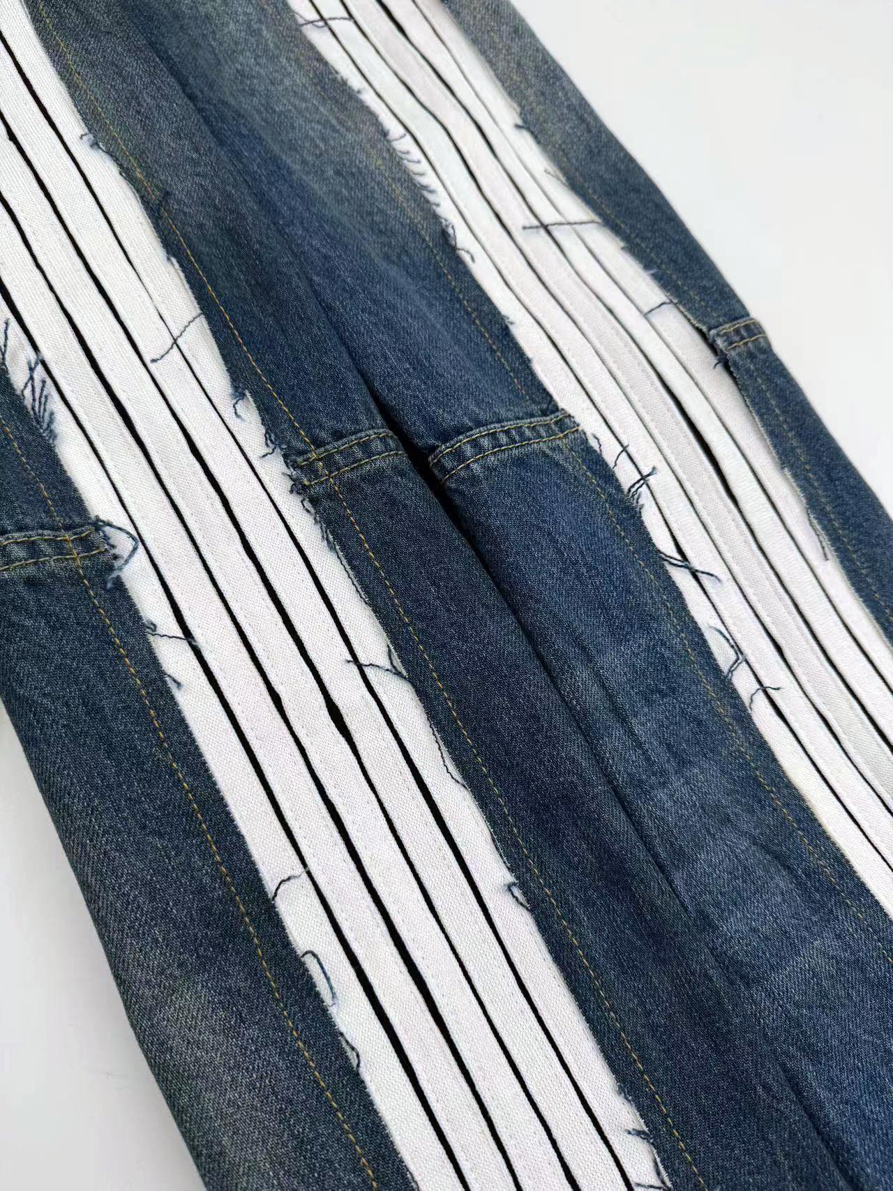 2026 New Balen CUT-UP Denim Jacket (MM078-C40)