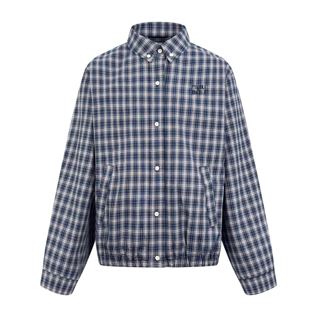 2026 New MM Embroidered Check Jacket (25258-C20)