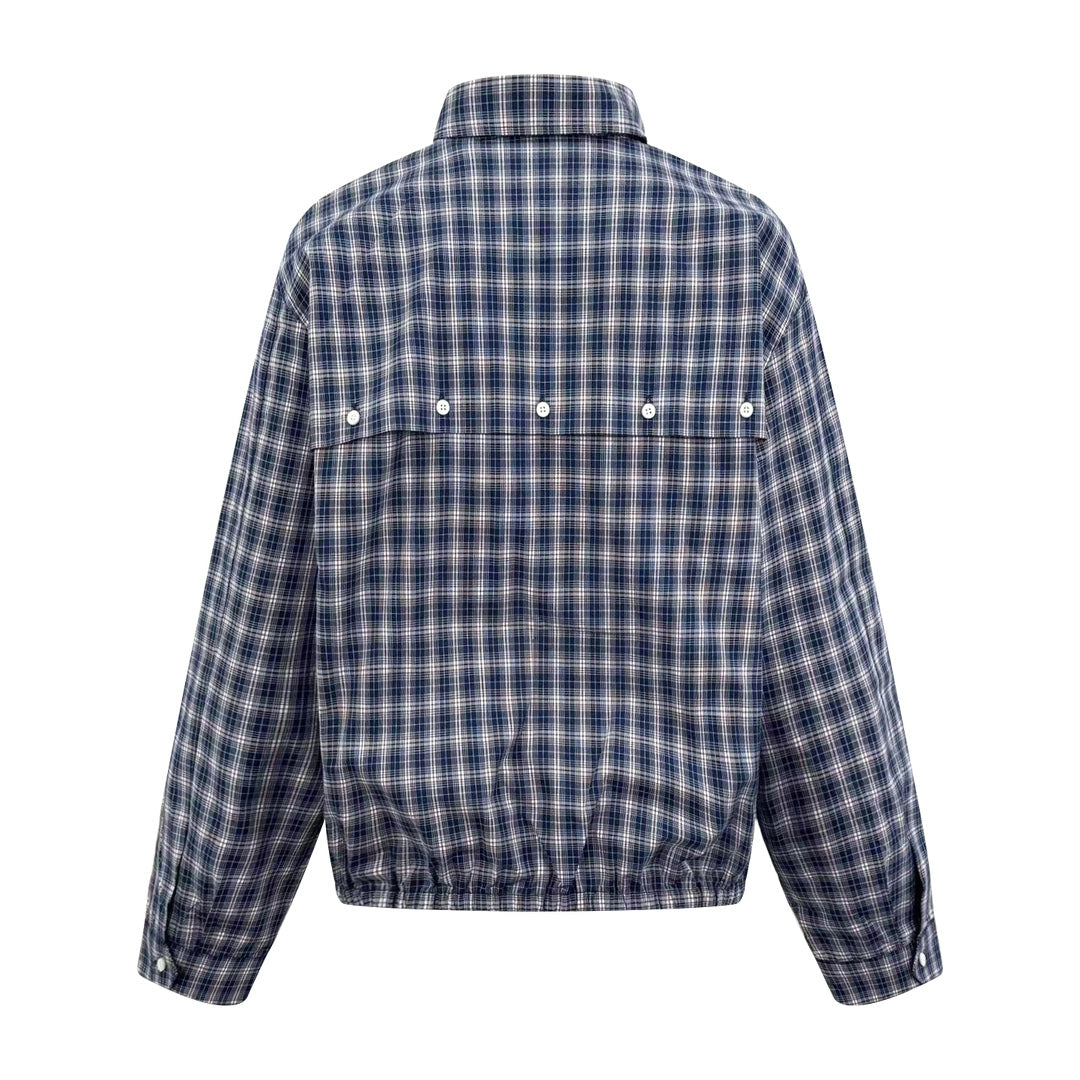 2026 New MM Embroidered Check Jacket (25258-C20)