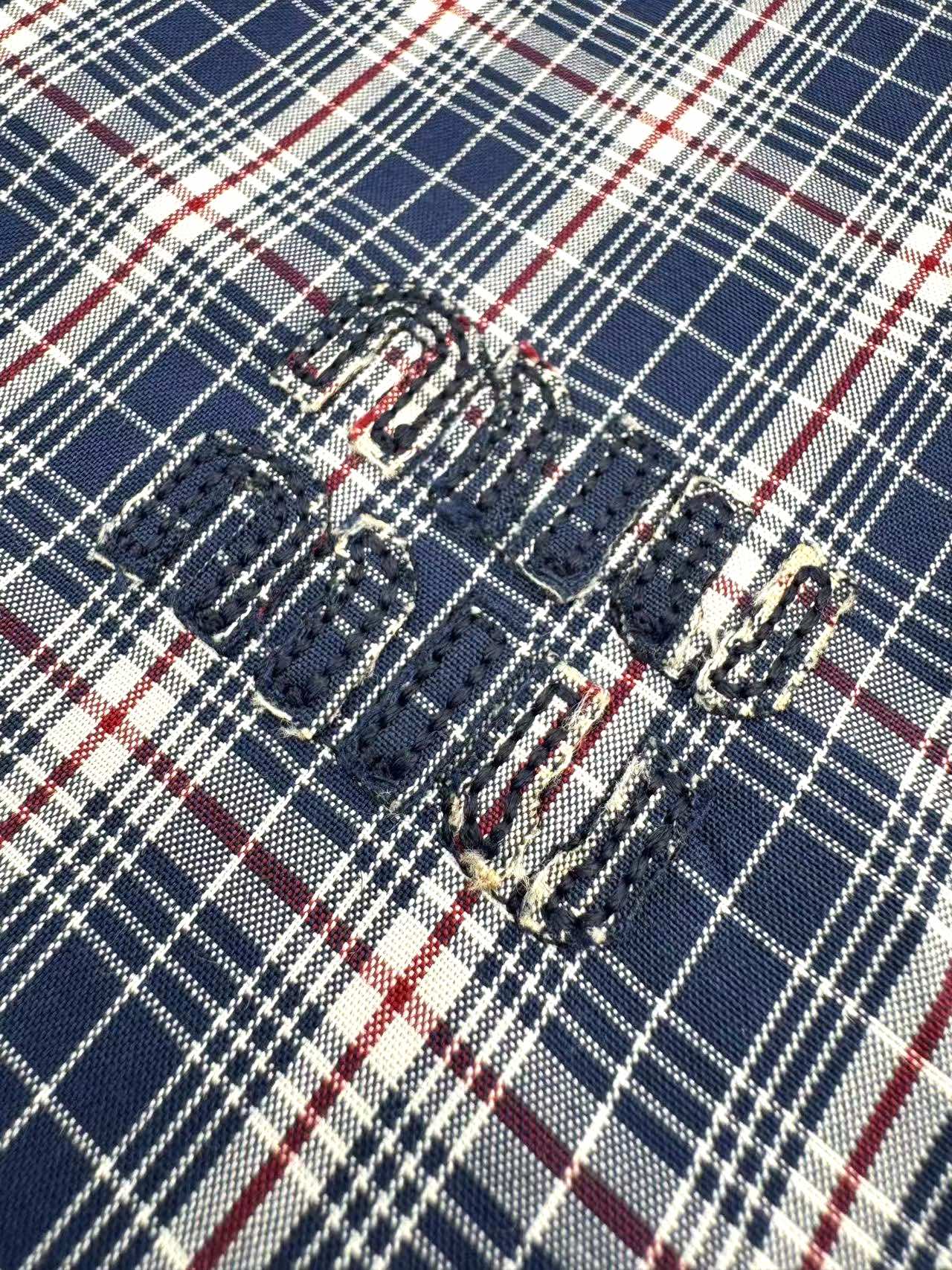 2026 New MM Embroidered Check Jacket (25258-C20)