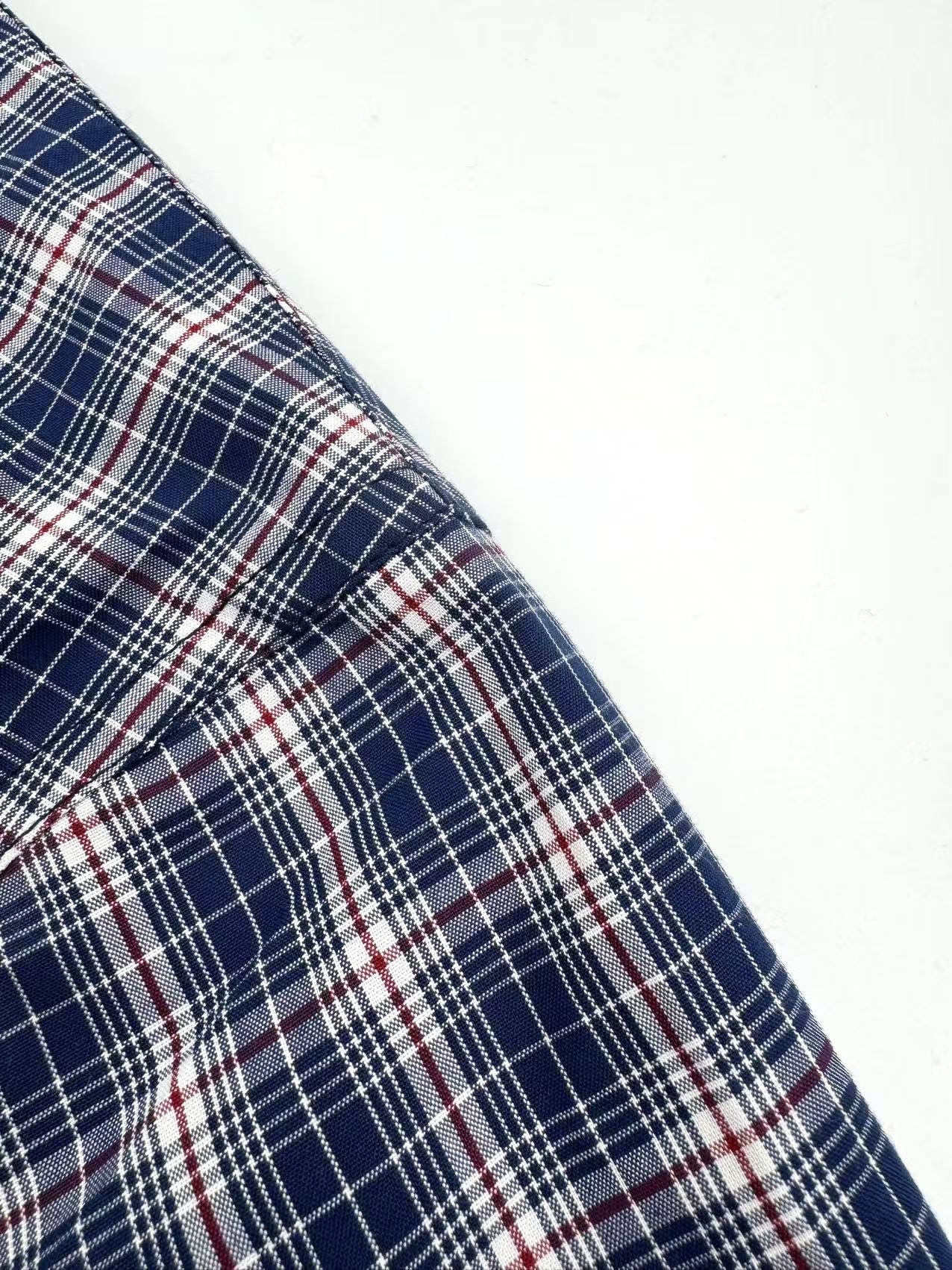 2026 New MM Embroidered Check Jacket (25258-C20)