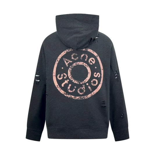 2026 New Acn Distressed Logo Zip-Up Jacket with Holes (25303-B75)