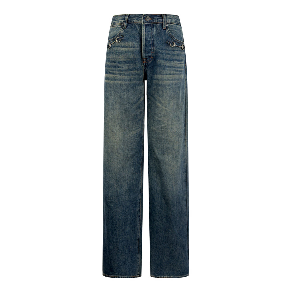 2026 New GU Horsebit Jeans (CC976-B60)
