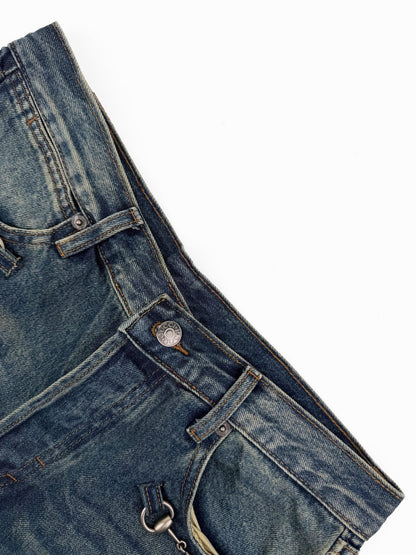 2026 New GU Horsebit Jeans (CC976-B60)