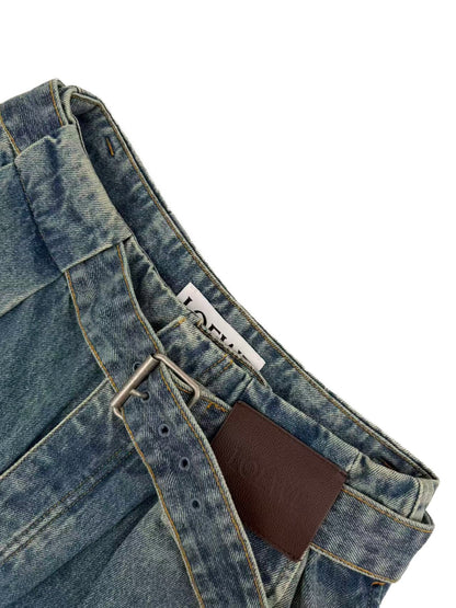 2026 New Way Leather Patch Jeans (BB828-B70)