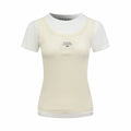 2026 Women's Acn Faux Two-Piece Short-Sleeved Top (FF701)