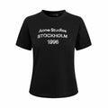 2026 Women's Acn Short-Sleeved T-Shirt with Screen-Printed Distressed Logo (FF731)