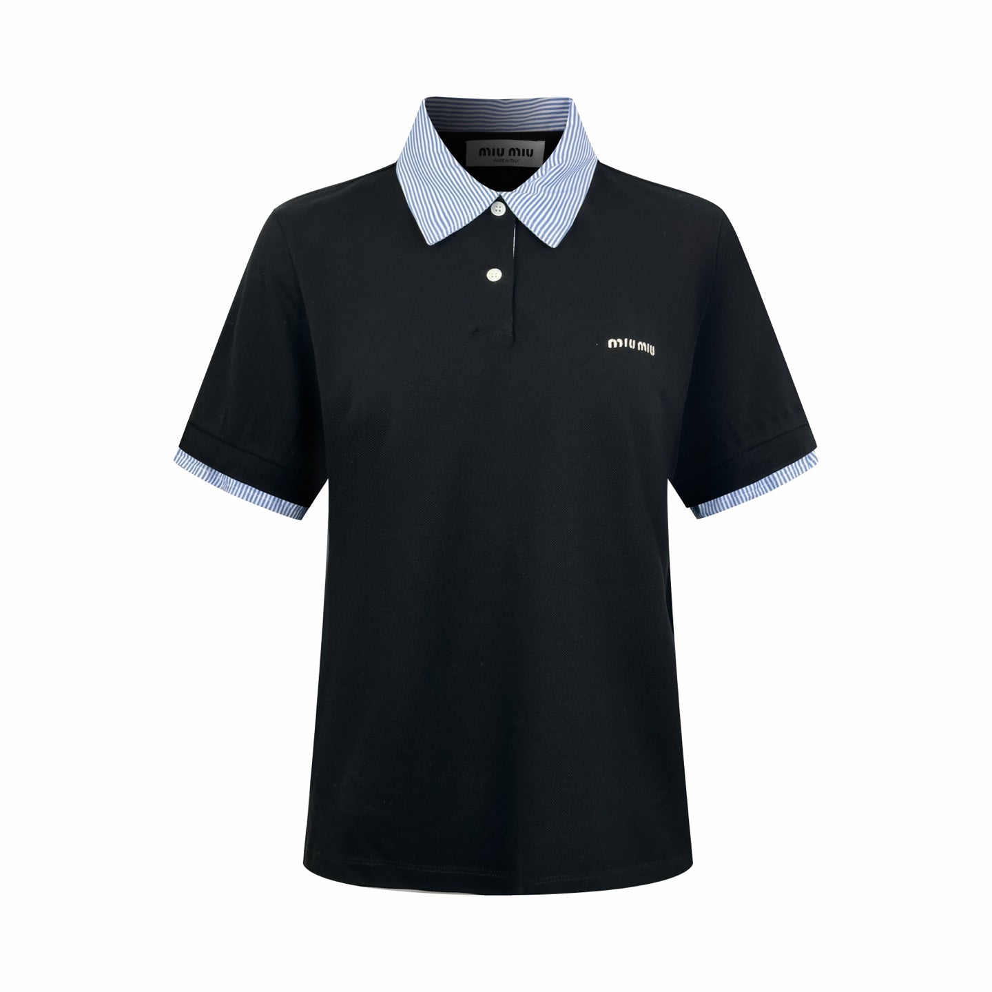 2026 Women's MM Colour-Blocked Collared Polo Shirt (FF713)