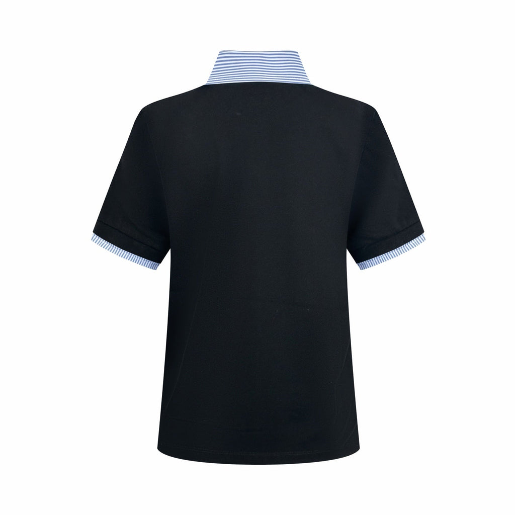2026 Women's MM Colour-Blocked Collared Polo Shirt (FF713)