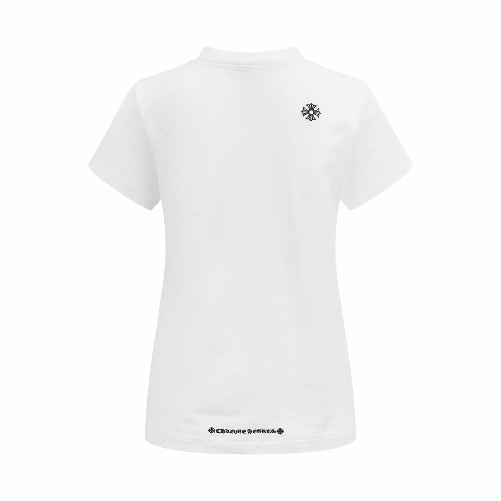 2026 Women's CH Cross Motif Short-Sleeved T-Shirt (DD122)