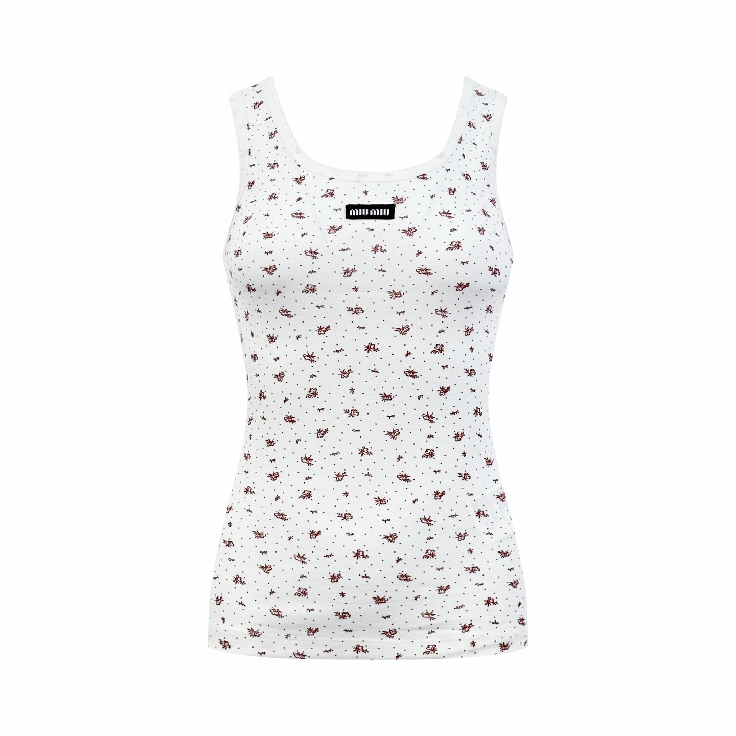 2026 Women's MM Floral Logo Tank Top (FF744)