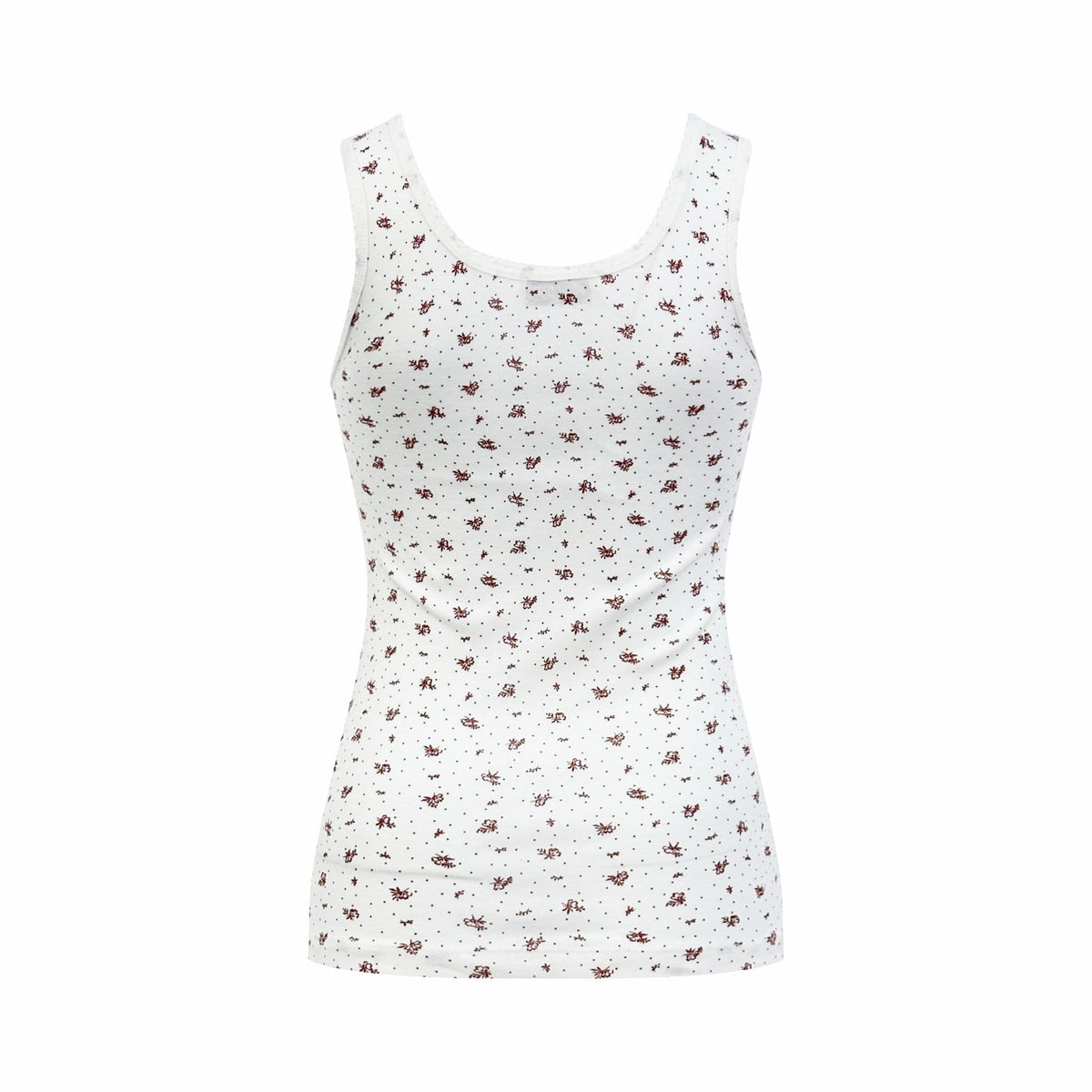 2026 Women's MM Floral Logo Tank Top (FF744)