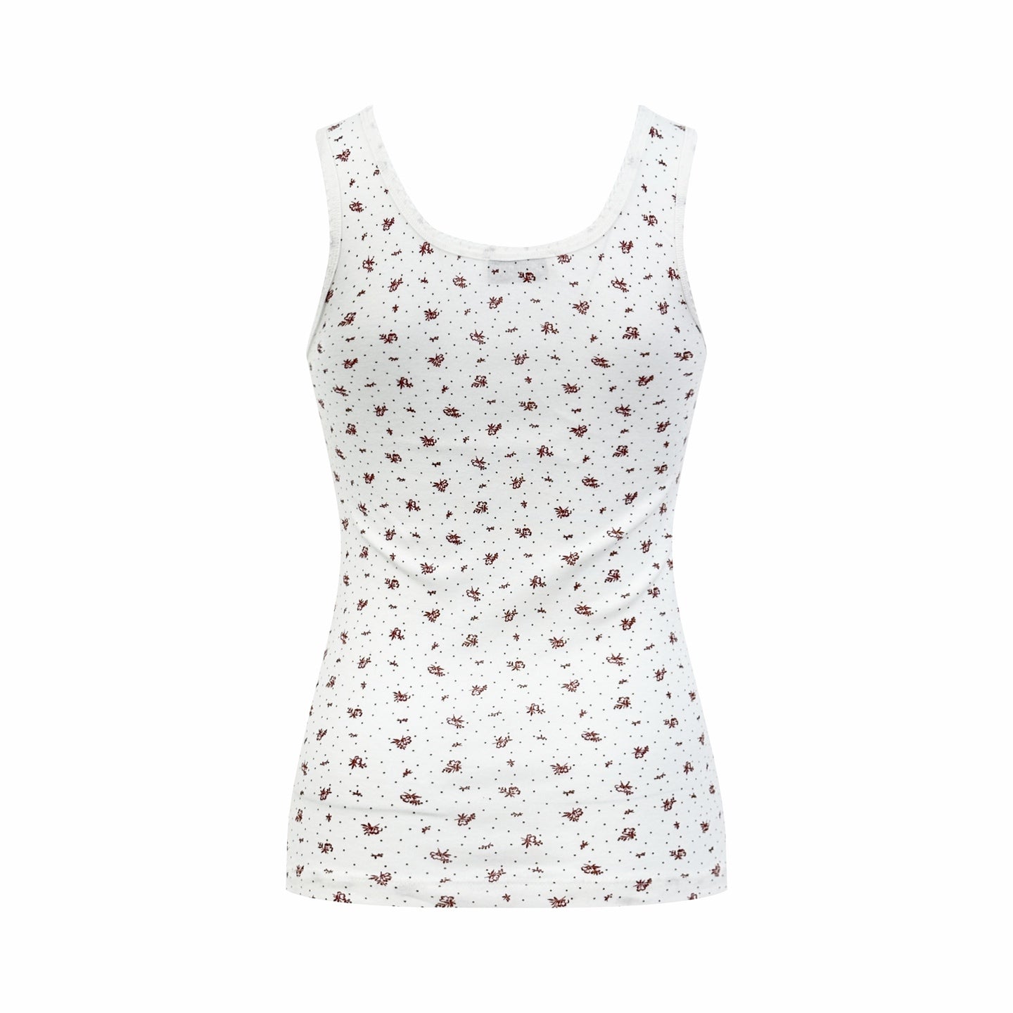 2026 Women's MM Floral Logo Tank Top (FF744)