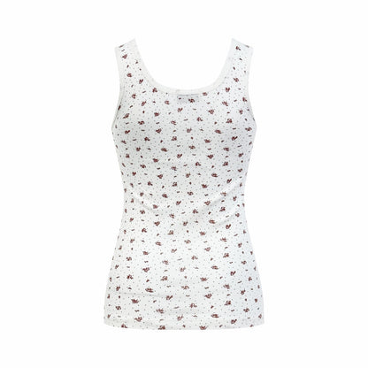 2026 Women's MM Floral Logo Tank Top (FF744)