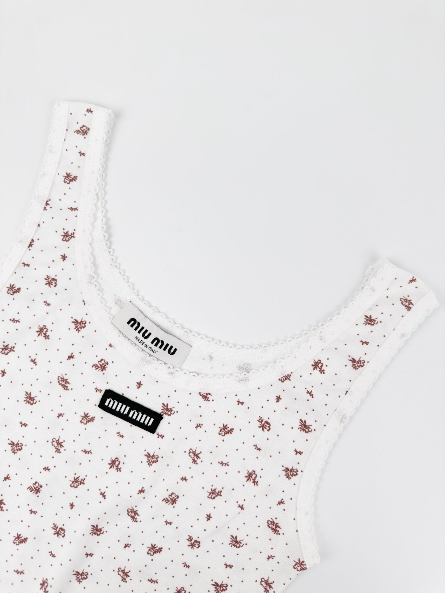 2026 Women's MM Floral Logo Tank Top (FF744)