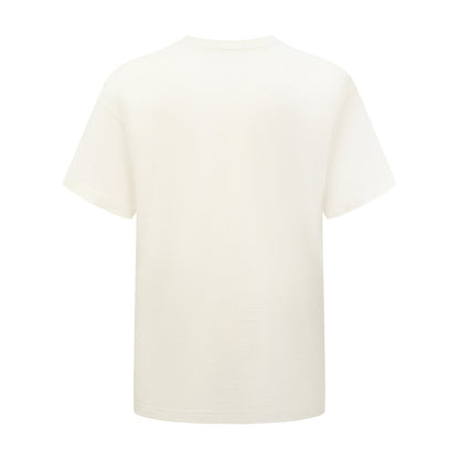 2026 New Mon Striped Logo Patch Short-Sleeved T-Shirt (AA612-A10)