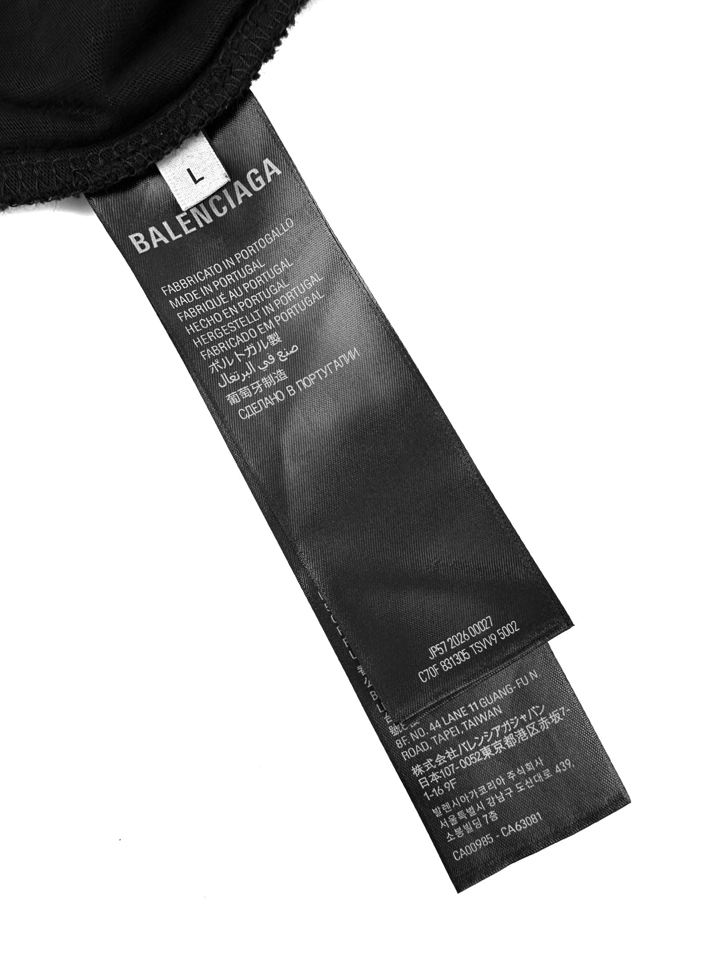 2026 New Balen Tape Graffiti Trousers (CC973-B25)
