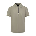 2026 New Mon Logo Half-Zip Polo Shirt (BB812-A40)