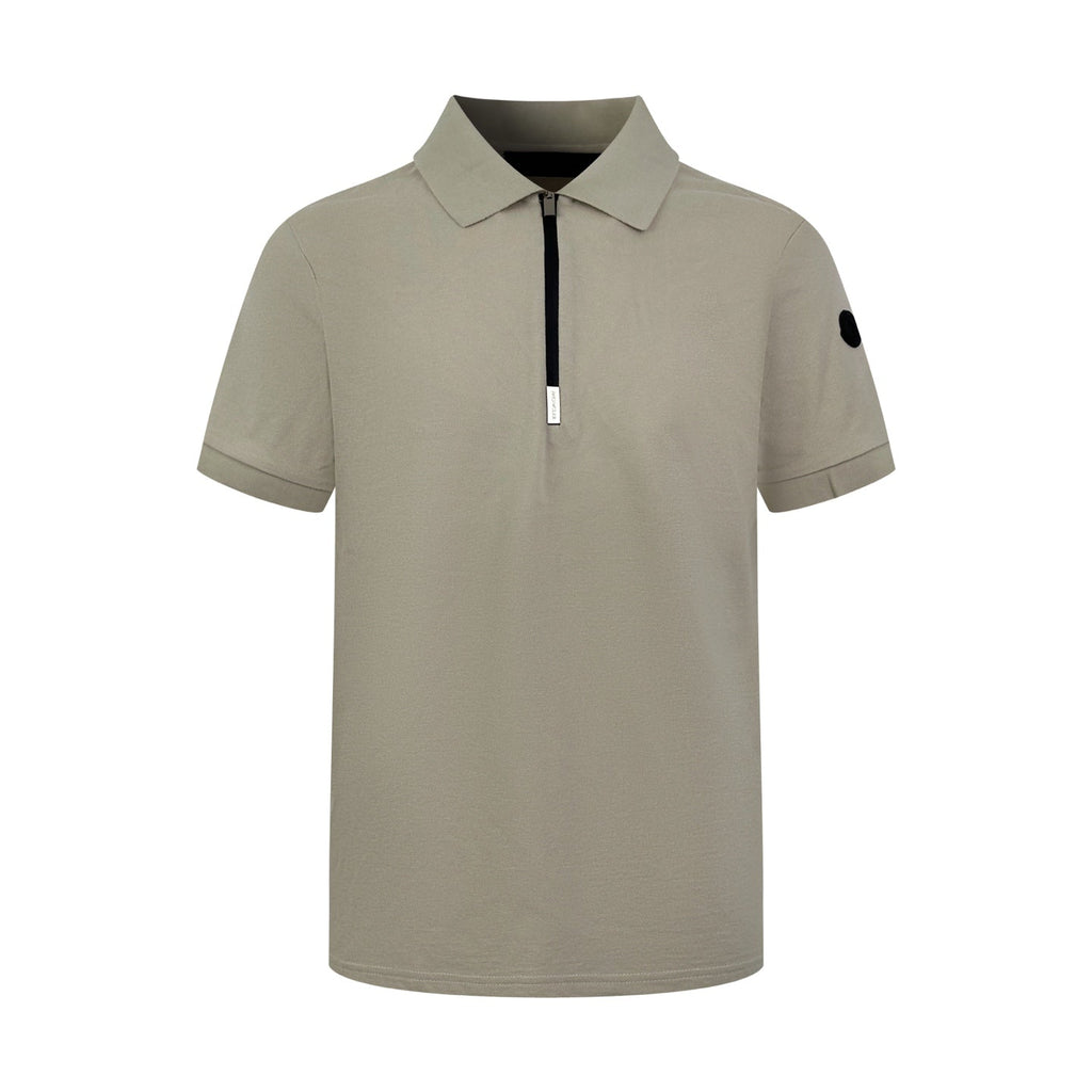 2026 New Mon Logo Half-Zip Polo Shirt (BB812-A40)