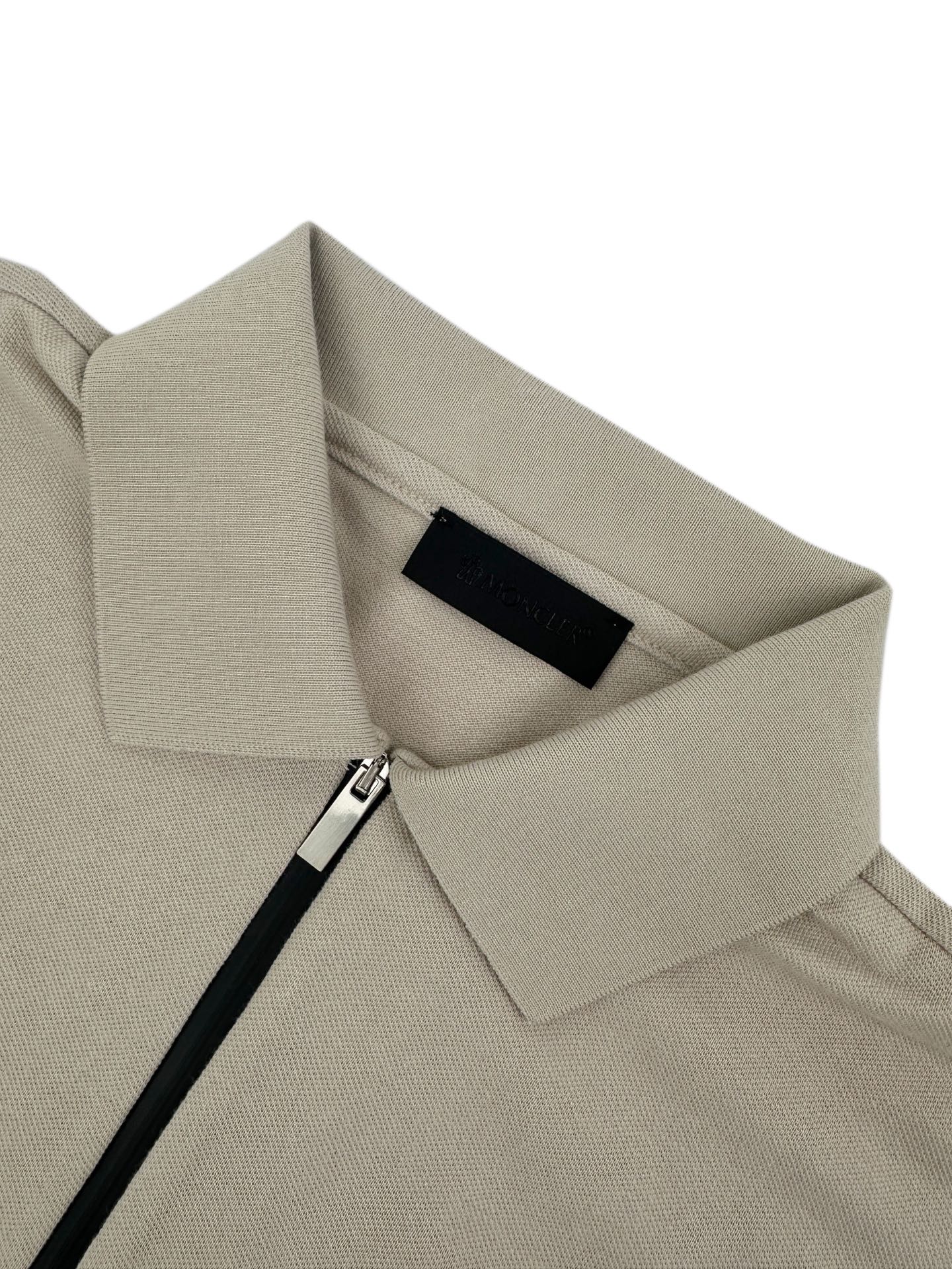 2026 New Mon Logo Half-Zip Polo Shirt (BB812-A40)