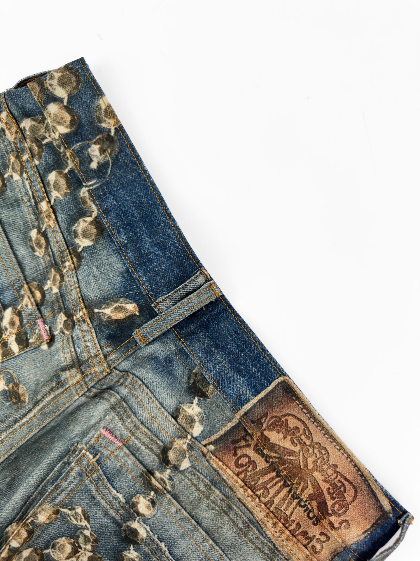 2026 New Acn Optical Illusion Print Distressed Denim Trousers (BB851-C05)
