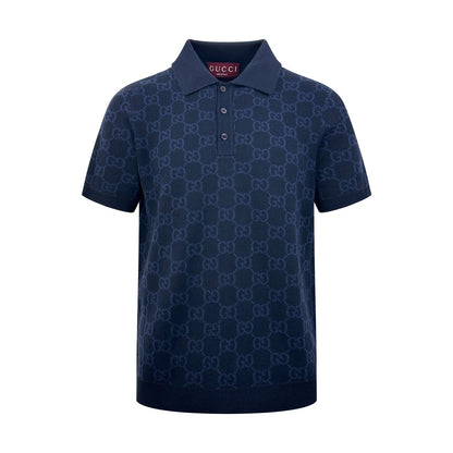 2026 New Arrival GU All-over Jacquard Short-sleeved Jumper (AA581-A85)